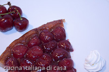 tarte tatin di ciliegie