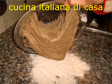 impasto per pane nero