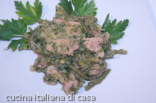 spezzatino con patate e fagiolini