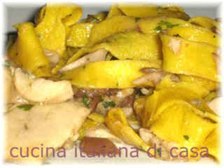 tagliatelle ai porcini