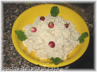 muosse di pollo ai rapanelli 