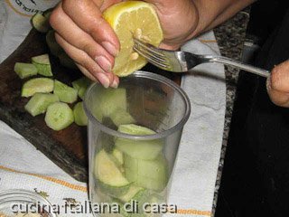 frullare con limone