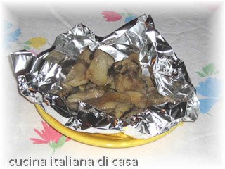 funghi porcini al cartoccio