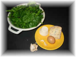 sformato di spinaci al gorgonzola: ingredienti