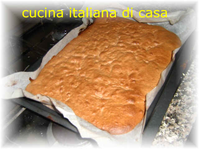 Pan di spagna al cacao