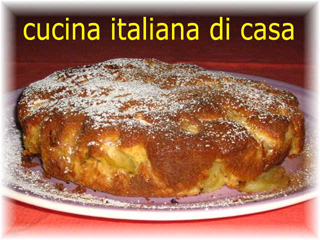 torta di mele morbida