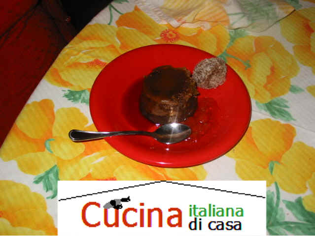 sformato di patate dolci al cioccolato