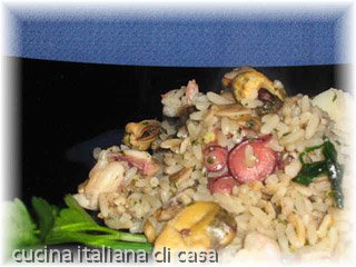 risotto alla pescatora