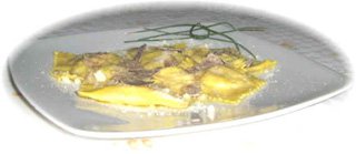 ravioli di faraona al tartufo 