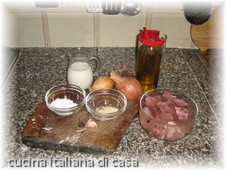 ragù bianco di cinghiale alla senape: ingredienti
