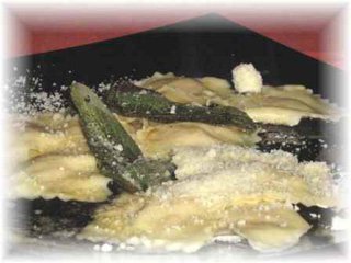ravioli di zucca burro e salvia