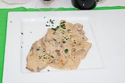 scaloppine panna e porcini