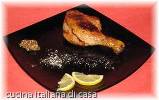 cosce di anitra laccate alla senape