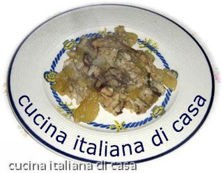 padellata di merluzzo patate e funghi