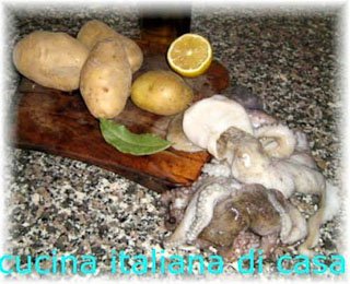 polipo con le patate ingredienti