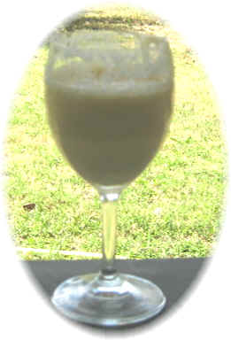 frapp ghiacciato di melone e yogurt